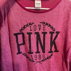 Pink long sleeve sweater size:s